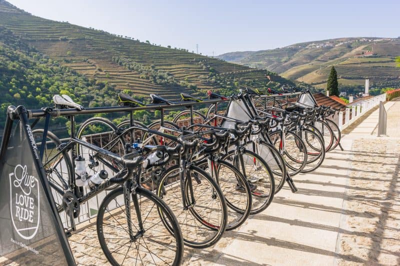 road cycling in douro valley portugal